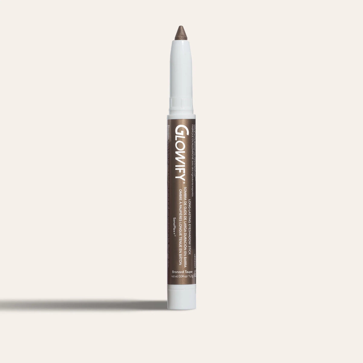 Glowify Long-Lasting Eyeshadow Stick product shade Bronzed Taupe.